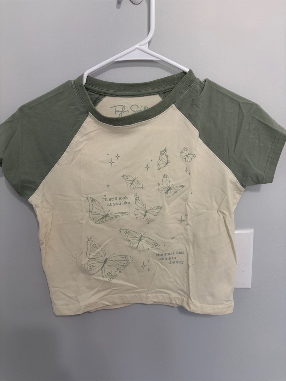 Taylor Swift Baby Tee - Mary’s Song (Oh My My My)